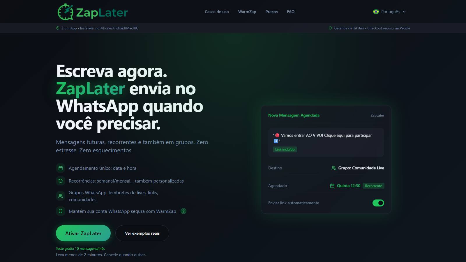 Anteprima ZapLater